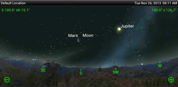 Se le previsioni più ottimistiche si confermeranno il 26 novembre si potrebbe vedere la coda spuntare dall'orizzonte guardando a sud-est prima dell'alba